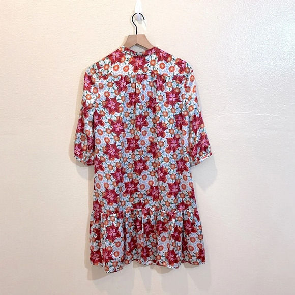 Saloni Tyra 100% silk mini Dress size 2 - Picture 3 of 7